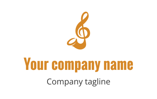 Saxophone logo