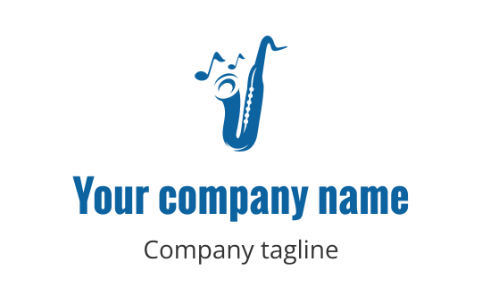 Saxophone logo