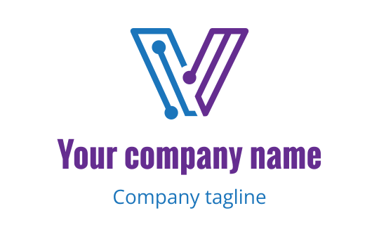V logo