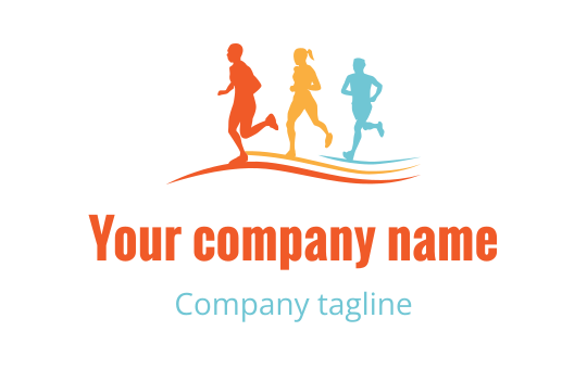 Running logo