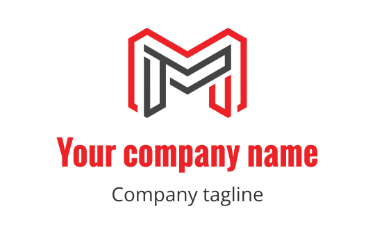 M logo