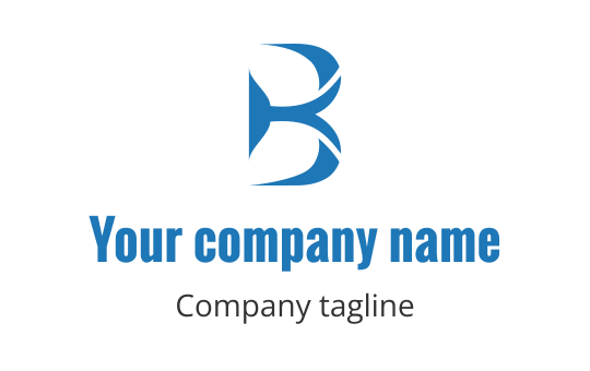 B logo
