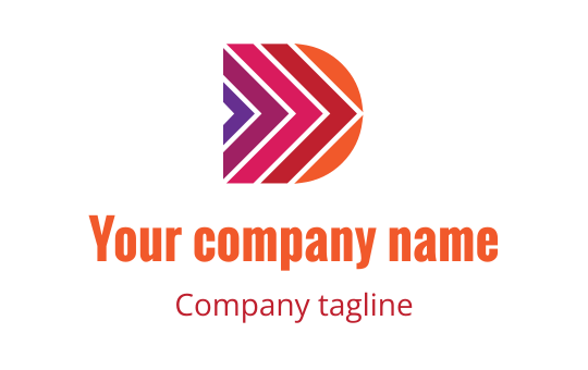 D logo