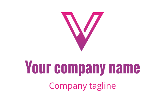 V logo