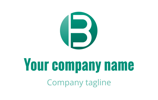 B logo