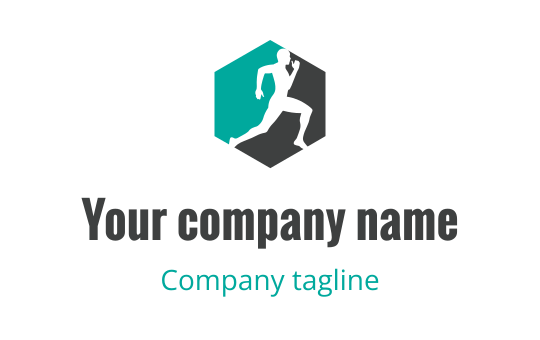 Running logo