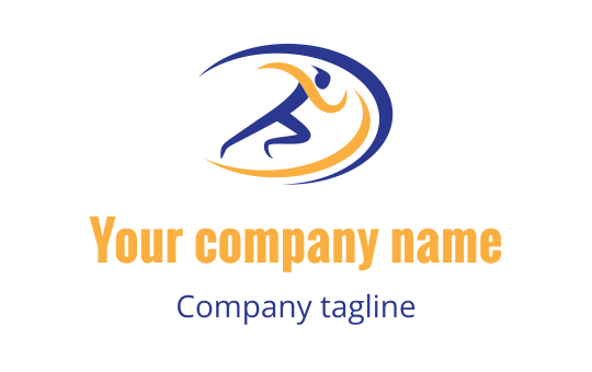 Running logo