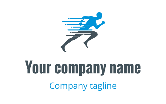 Running logo