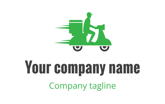 Food delivery logo