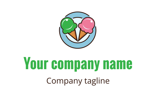 Ice cream logo