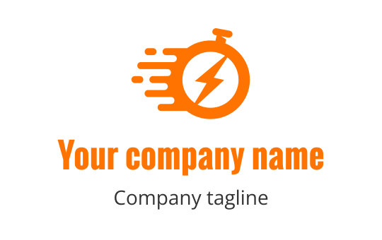 Running logo