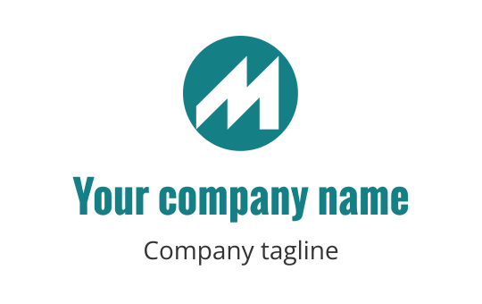 M logo