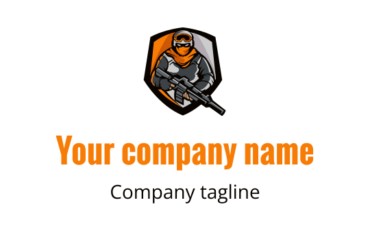 Superhero logo