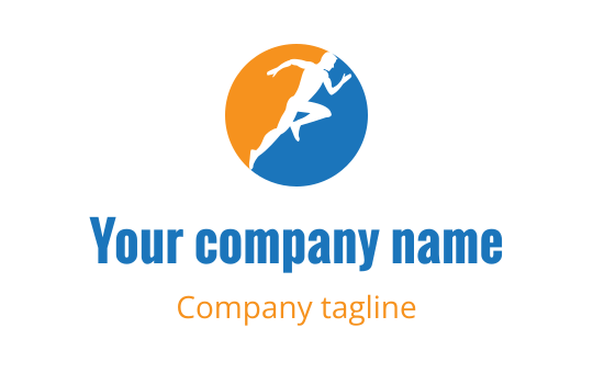 Running logo