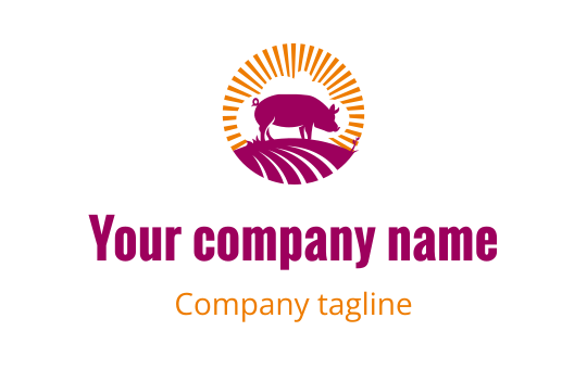 Farm animals logo