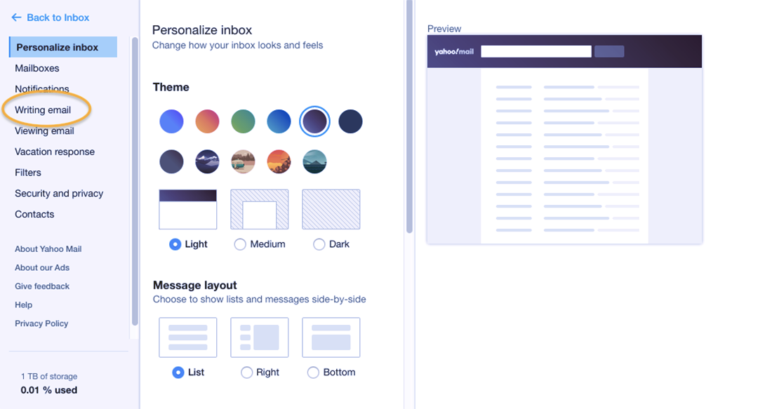 How to create an email signature with Yahoo