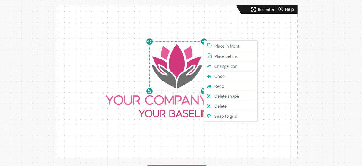 How to use our logo maker