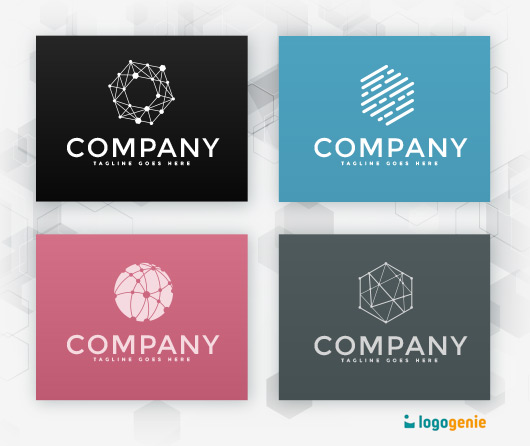Technology logo template
