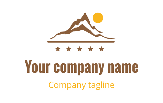 Travel, tourism logo