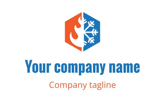 Heating logo