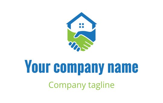 Green house logo
