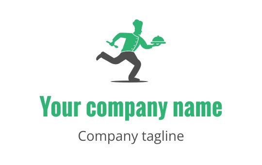 Food delivery logo