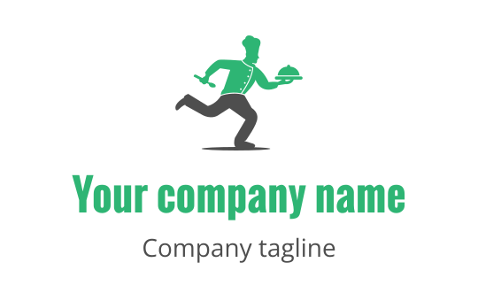 Food delivery logo