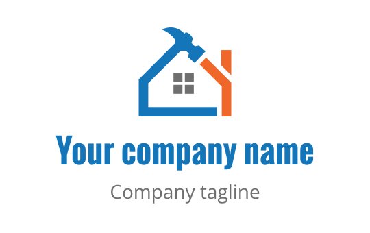 Construction, renovation logo