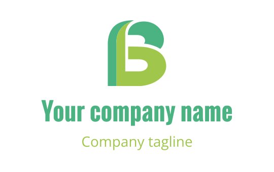 B logo