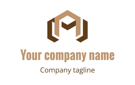 M logo