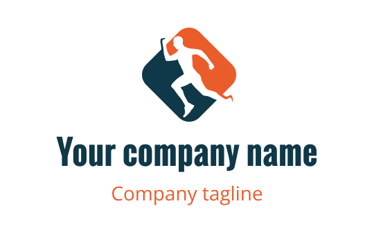 Running logo