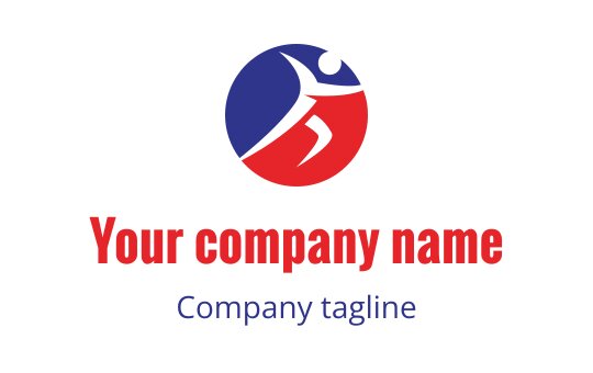 Running logo