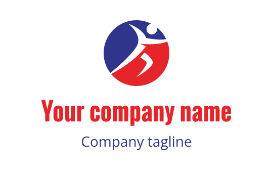 Running logo