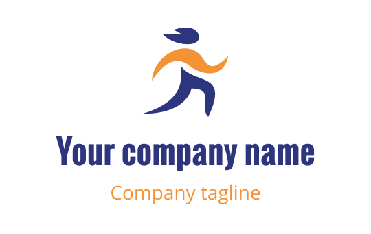 Running logo