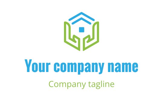 Green house logo