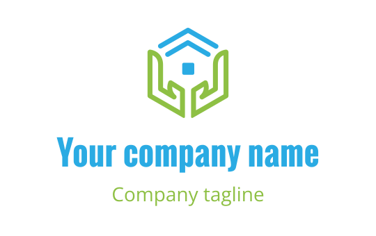 Green house logo
