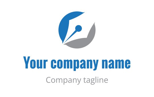 Writing logo