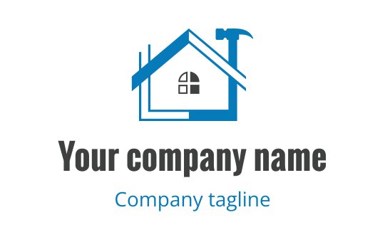 Construction, renovation logo