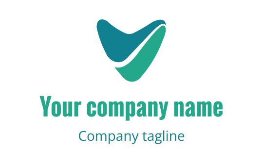 V logo