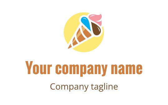 Ice cream logo
