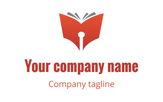Writing logo