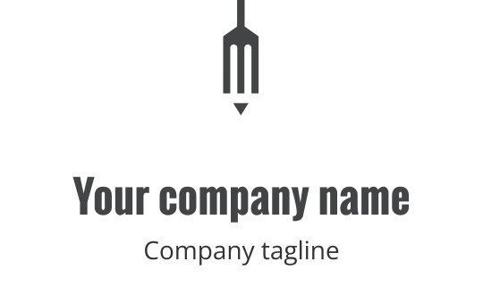 Modern gray logo design featuring abstract shapes and dynamic lines