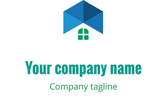 Modern logo design featuring a stylized teal and blue tree with green accents