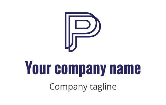P logo