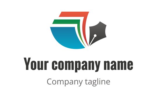 Writing logo