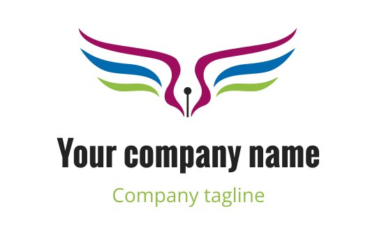 Writing logo