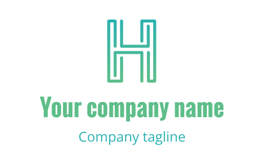 H logo