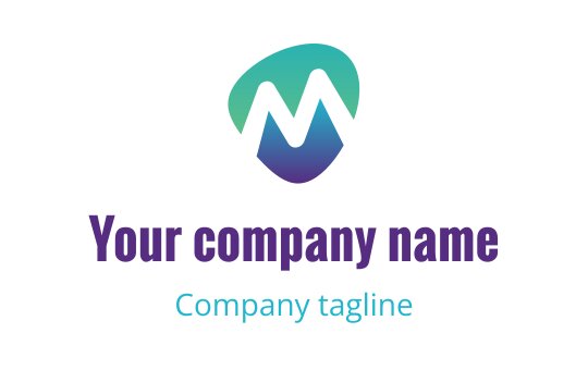 M logo