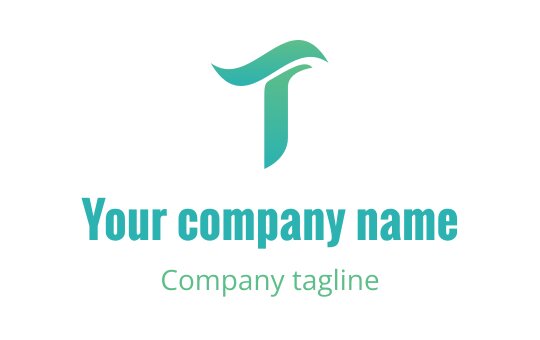 T logo