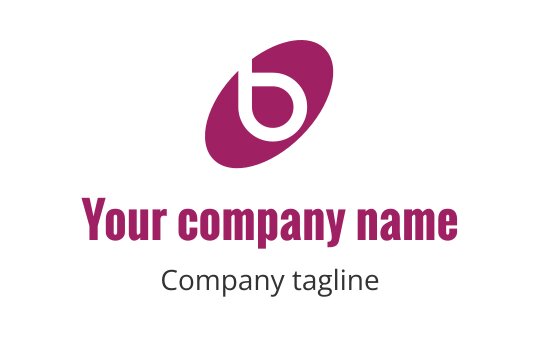 B logo